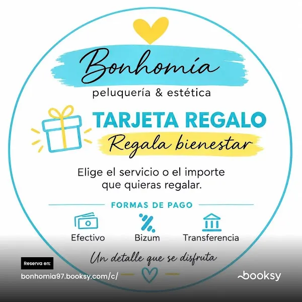 Peluquería/Barbería/ Estética. Bonhomía.