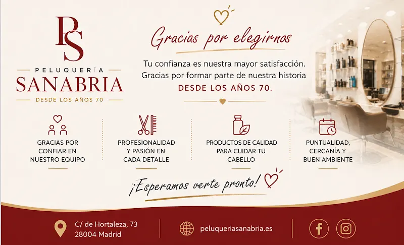 PELUQUERIAS SANABRIA
