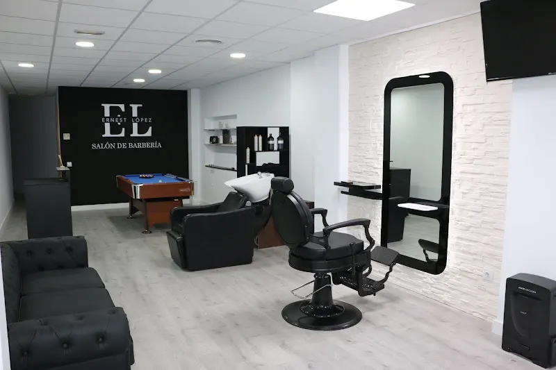 El salón de barbería