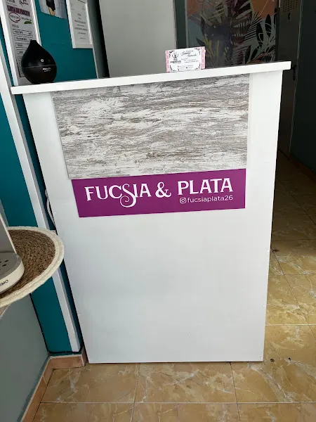 PELUQUERÍA FUCSIA Y PLATA