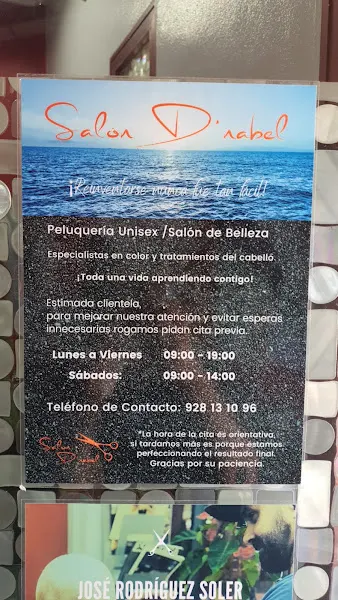 Peluquería unisex y salón de belleza D'nabel