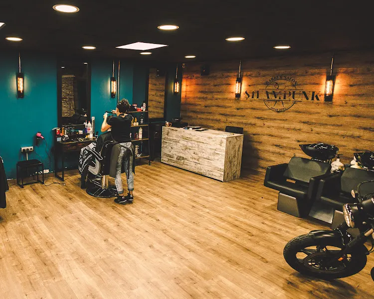 Steampunk Barber Salon