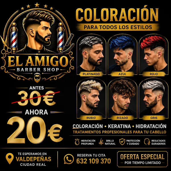 El Amigo Barbershop - Valdepeñas
