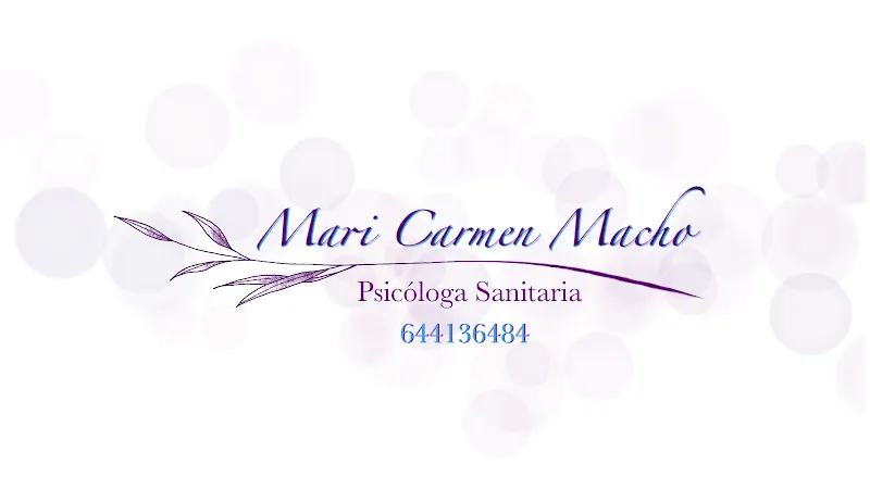 Mari Carmen Macho - Psicólogo en Morón de la Frontera