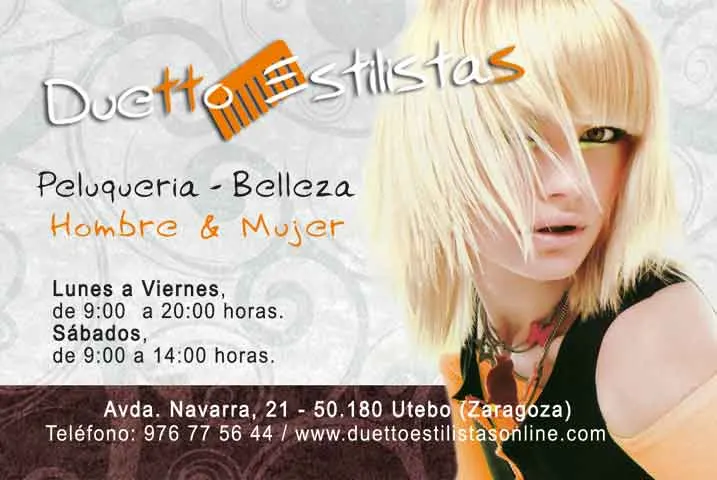 DUETTO ESTILISTAS - Peluquería en Utebo - foto 2