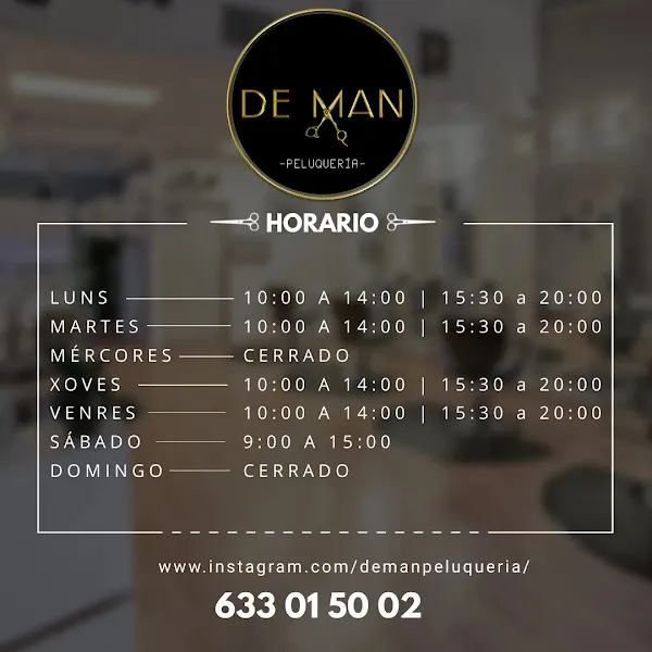 Salón de Peluquería DE MAN (Unisex) - Cee
