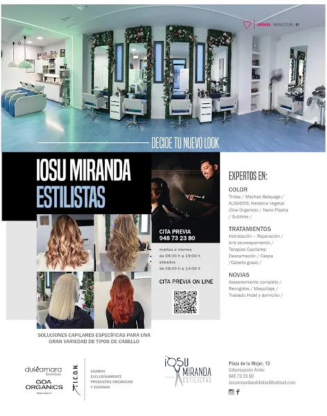 Iosu Miranda Estilistas Temporalmente contactó whasap (675555751)